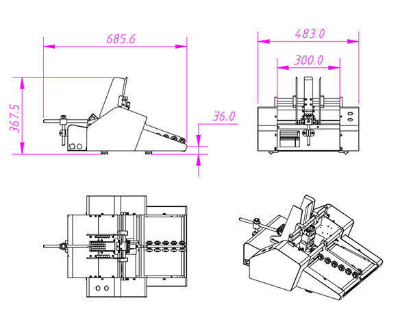 Standard intelligent card feeding machine2